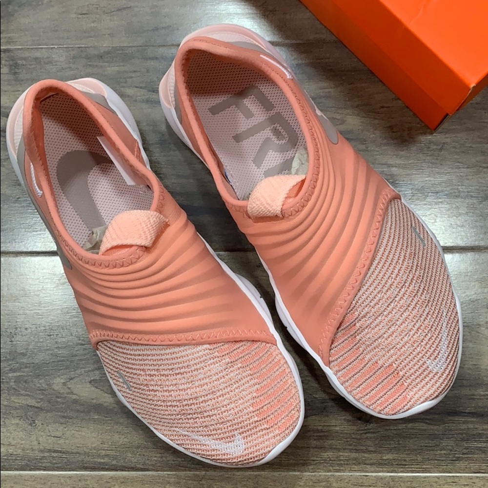 WMNS NIKE FREE RN FLYKNIT 3.0 Pink Quartz/White-Ec - Picture 8 of 16